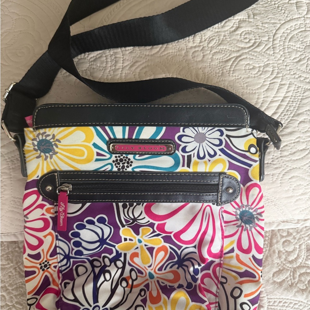 Lily Bloom Colorful Floral Crossbody Bag - Picture 1 of 1